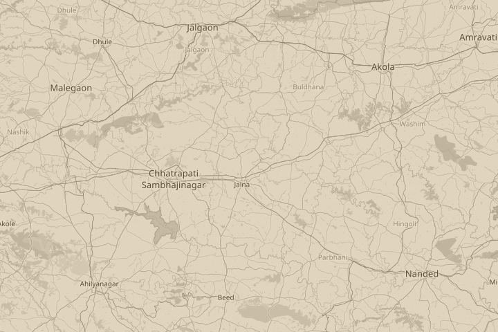 Map of the area around In the sky while driving home, with the reported position circled