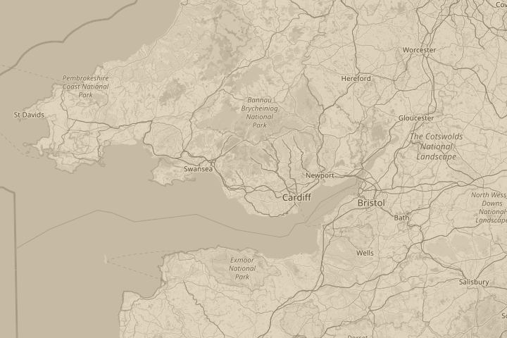 Map of the area around high halden, kent, england, with the reported position circled