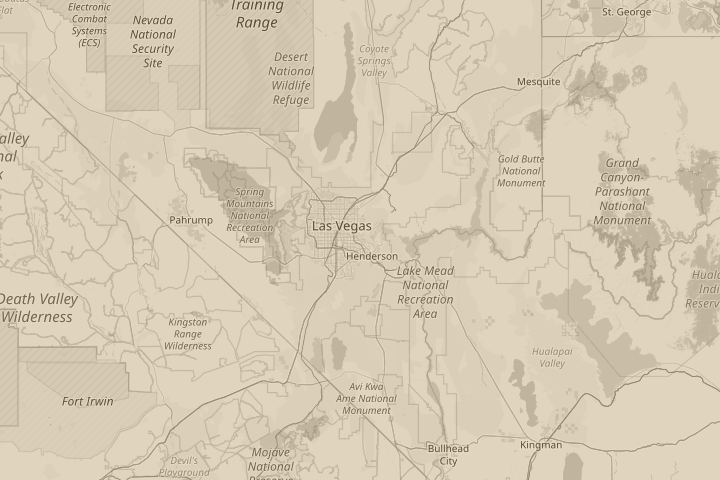 Map of the area around les vagas, with the reported position circled