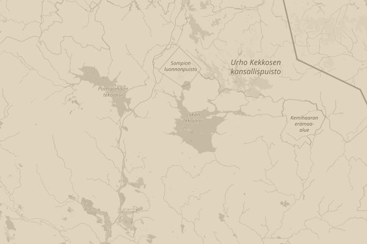 Map of the area around I saw the UFO in the backyard, with the reported position circled