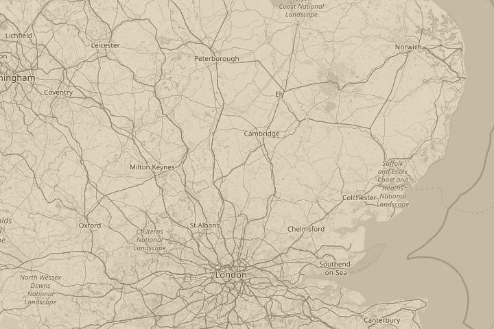 Map of the area around crewe/cheshire/england/uk, with the reported position circled