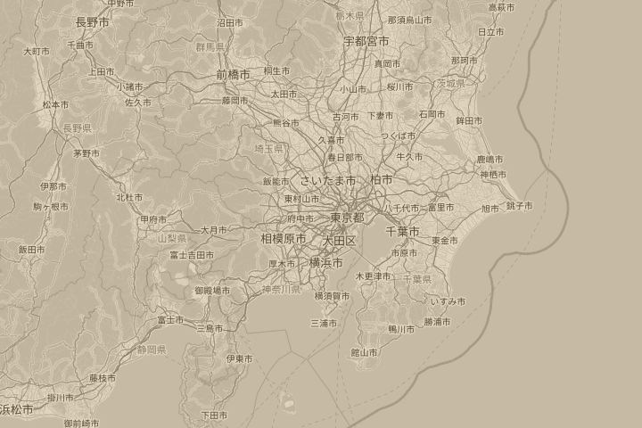 Map of the area around Takaido(Higashi) East, Tokyo, with the reported position circled
