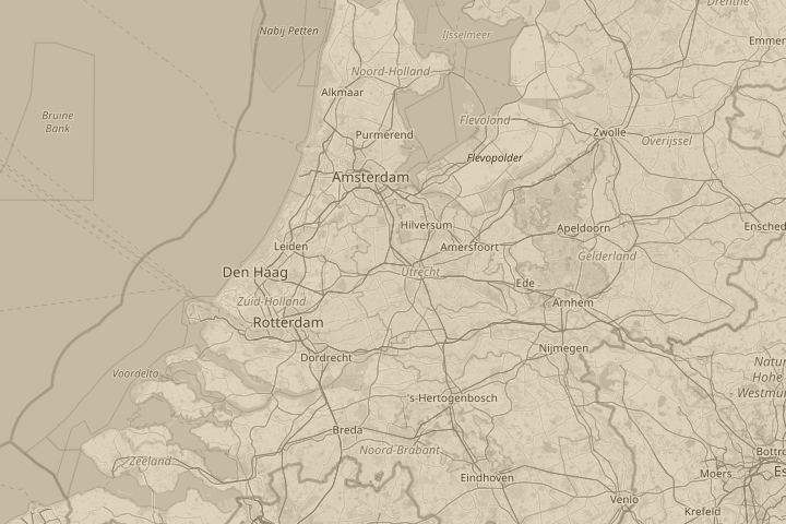 Map of the area around vleuten, with the reported position circled