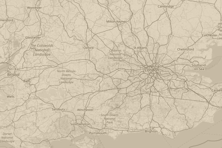 Map of the area around twyford/berks, centred on the reported position