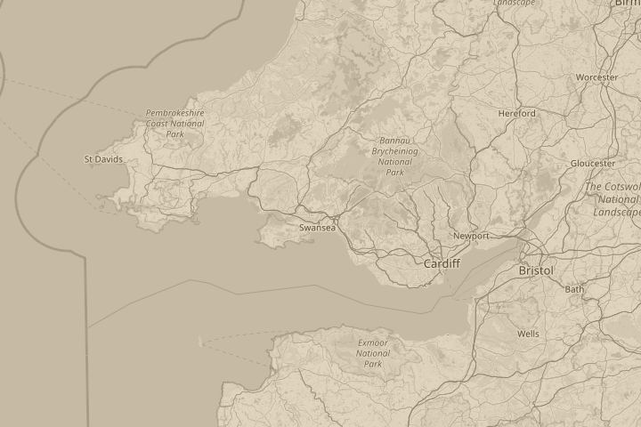 Map of the area around Morriston,Swansea,Wales, centred on the reported position