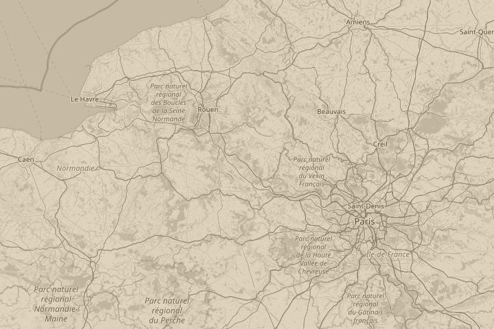 Map of the area around Beadnell beach, NORTHUMBERLAND, centred on the reported position