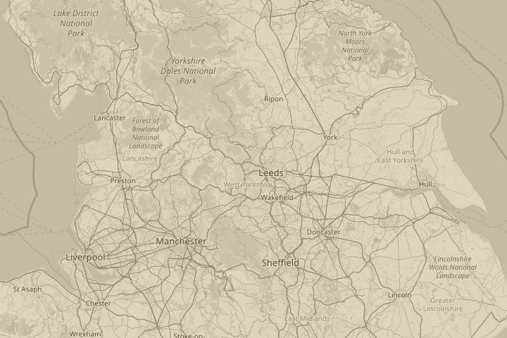 Map of the area around West of Farsley, centred on the reported position