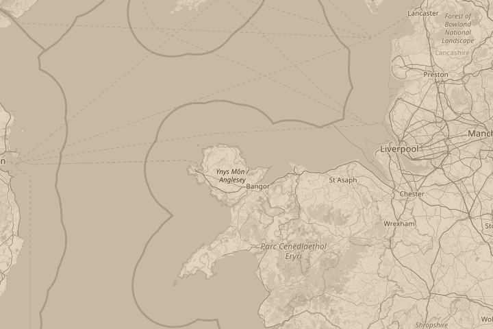 Map of the area around north of sutton coldfield, centred on the reported position