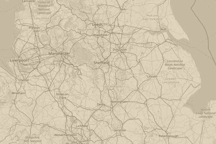 Map of the area around above field on my street, centred on the reported position