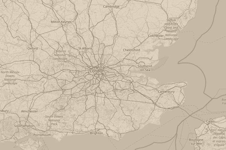 Map of the area around out of my 1st floor window, centred on the reported position
