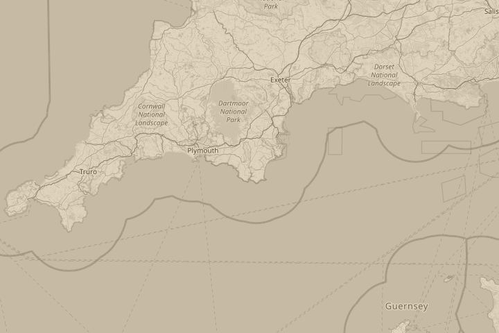 Map of the area around Out Side My House, centred on the reported position