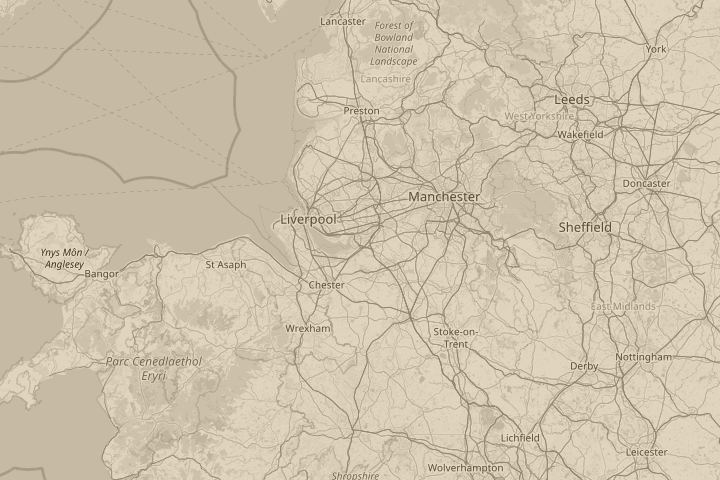 Map of the area around Runcorn, Cheshire, WA7 2DS, centred on the reported position