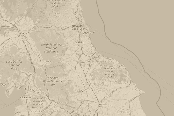 Map of the area around kirknewton, edinburgh, centred on the reported position