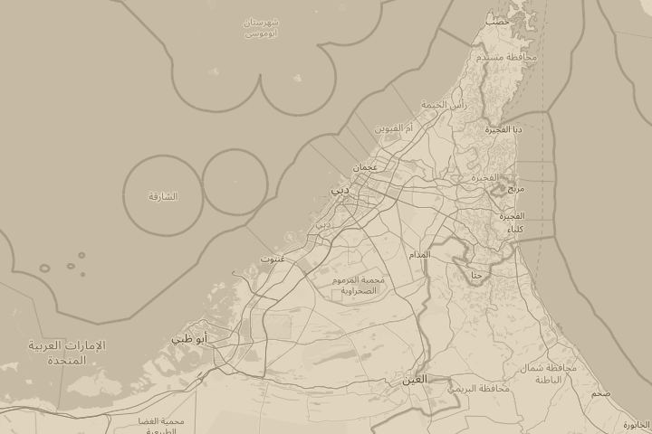 Map of the area around In the sky, centred on the reported position
