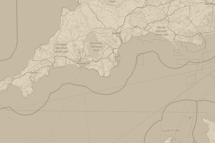 Map of the area around Chillington TQ7 2JT, centred on the reported position