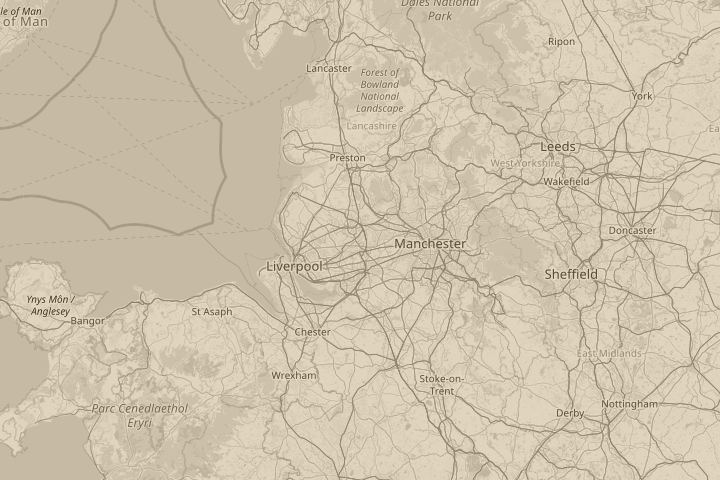 Map of the area around ashton in makerfeild, centred on the reported position