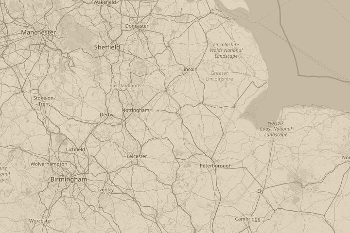 Map of the area around Skies over Basildon(essex), centred on the reported position