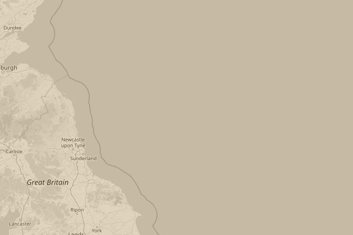Map of the area around above Macduff, centred on the reported position