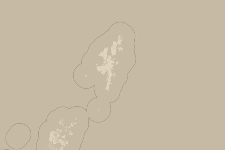Map of the area around Lerwick, Shetland, centred on the reported position