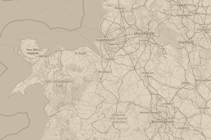 Map of the area around From my back garden, centred on the reported position