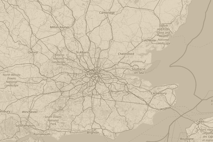 Map of the area around UNITED KINGDOM, DAGENHAM, ESSE, centred on the reported position