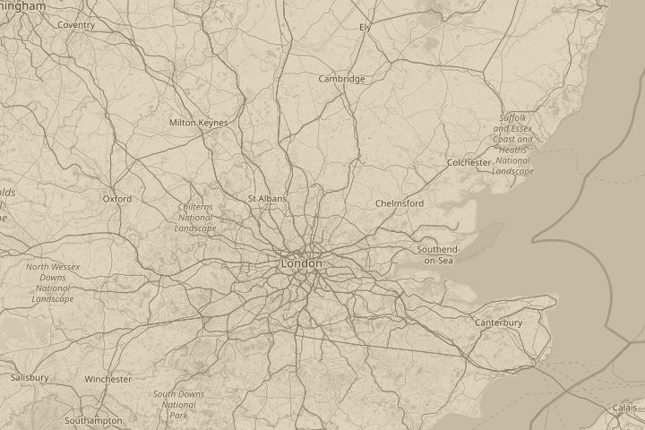 Map of the area around FROM CAR AND BEDROOM, centred on the reported position