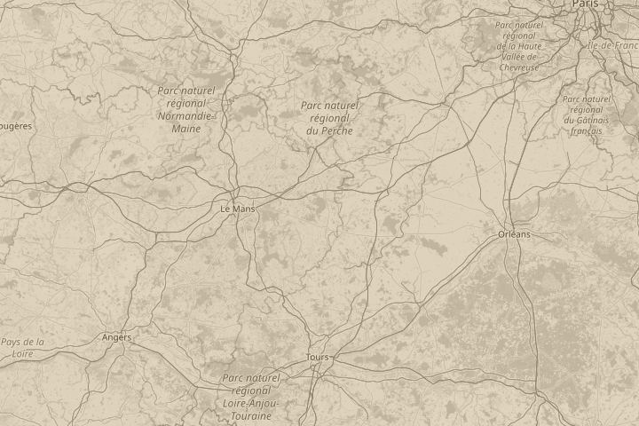 Map of the area around BA133DB, centred on the reported position