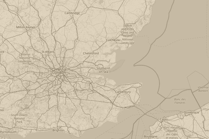Map of the area around coming down my street,, centred on the reported position