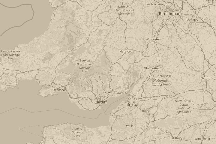 Map of the area around From m garden, centred on the reported position