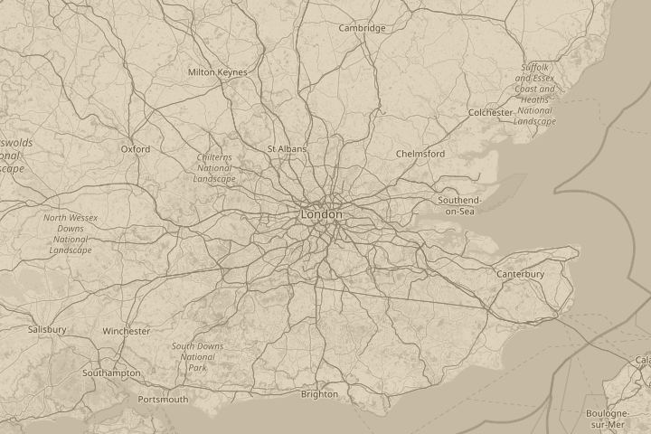 Map of the area around Above Elephant & Castle area, centred on the reported position
