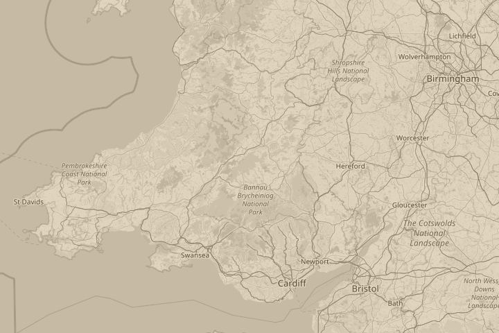 Map of the area around Eltham London, centred on the reported position