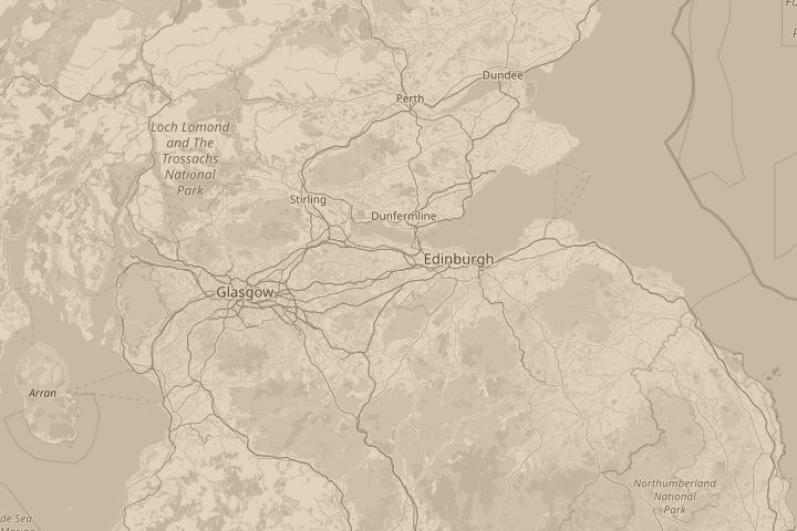 Map of the area around broxburn   west lothian, centred on the reported position