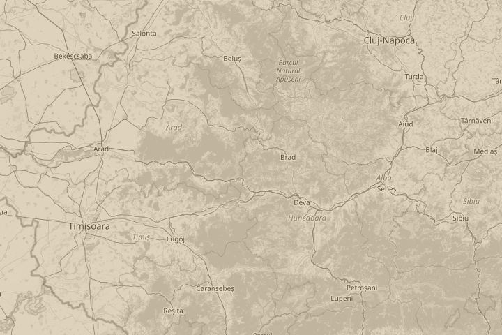 Map of the area around Germany, centred on the reported position