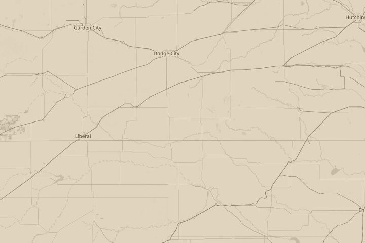 Map of the area around northwest kansas`101, centred on the reported position