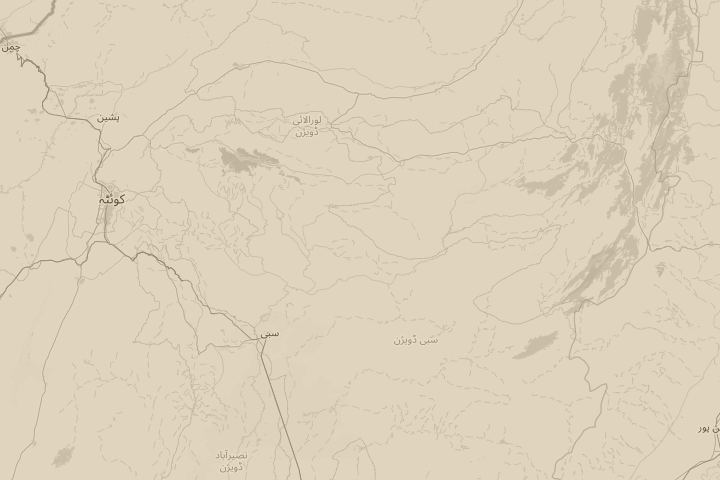 Map of the area around Islamabd, Pakistan,, centred on the reported position