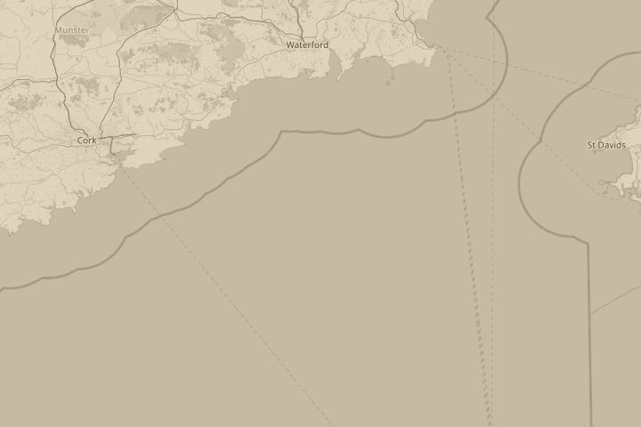 Map of the area around Manchester, centred on the reported position
