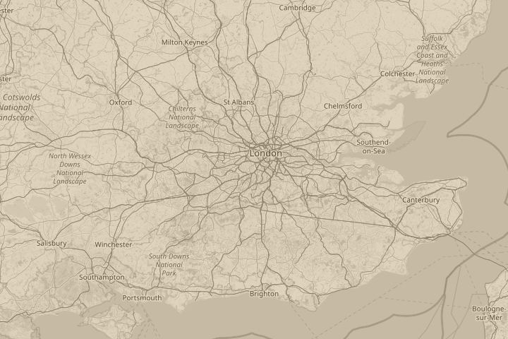Map of the area around Wimbledon Village (SW19), centred on the reported position