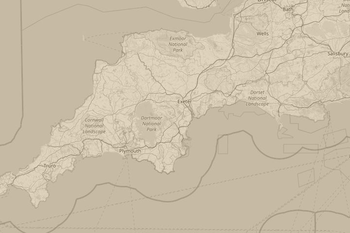Map of the area around tihgn valley roads, centred on the reported position