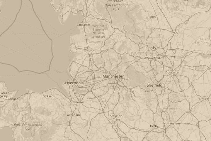 Map of the area around over boothstown manchester, centred on the reported position