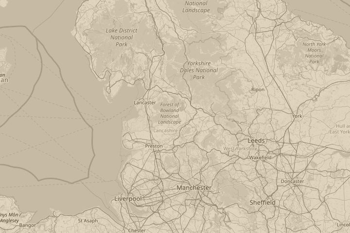 Map of the area around aberdeen, centred on the reported position