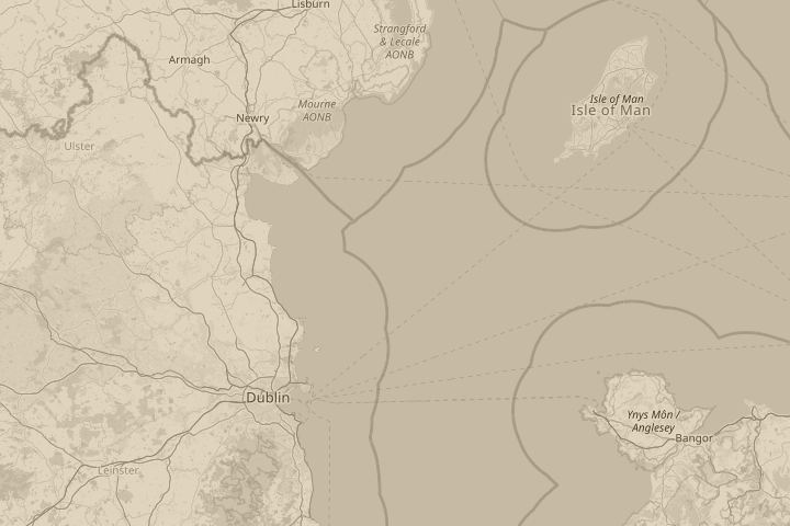 Map of the area around Penwortham, centred on the reported position