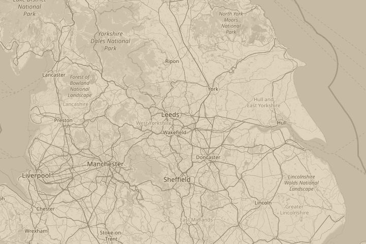 Map of the area around jarrow, centred on the reported position