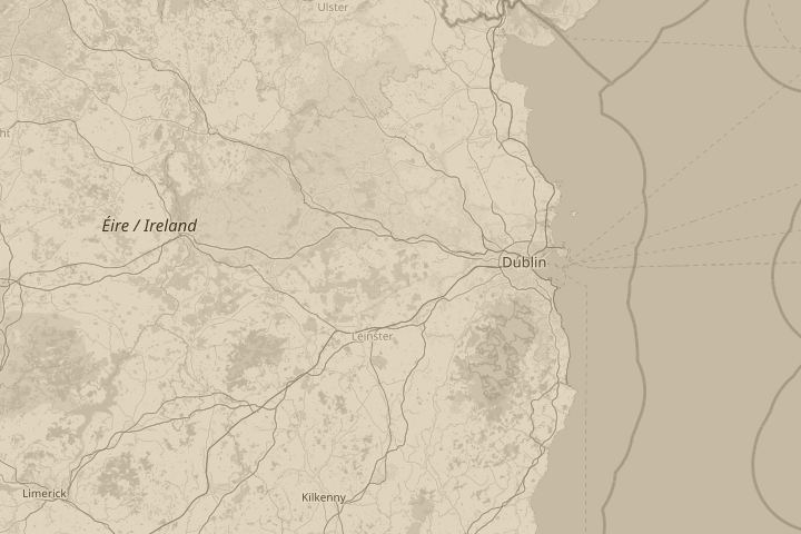 Map of the area around East of me: Edenderry(offaly), centred on the reported position
