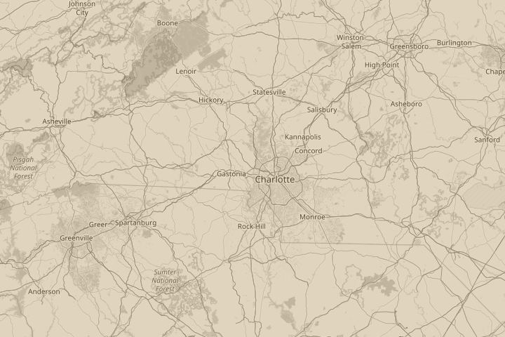Map of the area around In NE sky, centred on the reported position