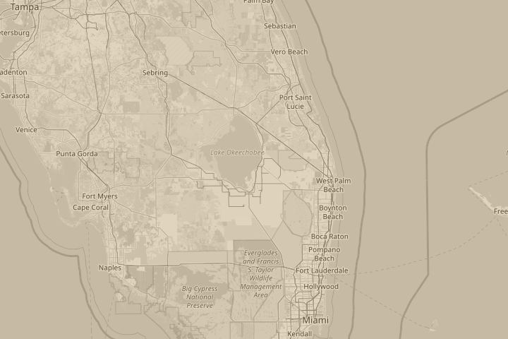 Map of the area around in the sky, centred on the reported position