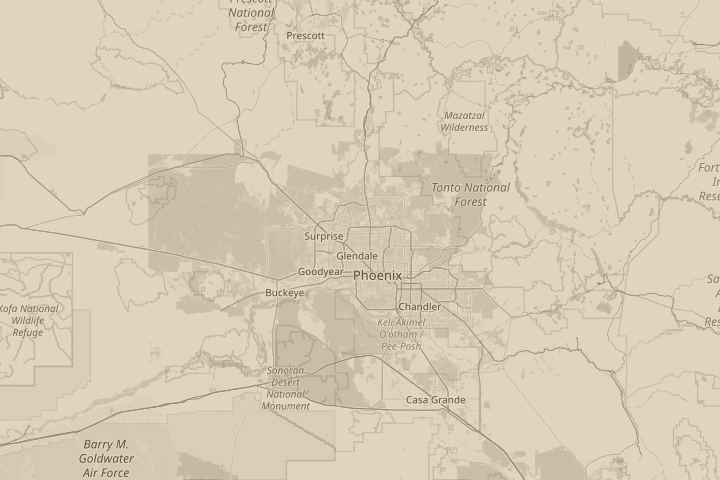 Map of the area around In the sky at cloud level, centred on the reported position